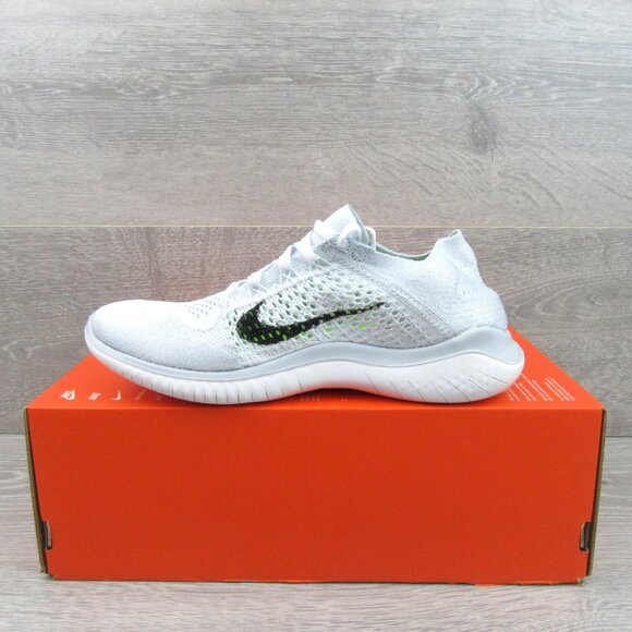 Nike Free RN Flyknit 2018 Womens Size 7.5 Running Shoes White NEW - Picture 3 of 14